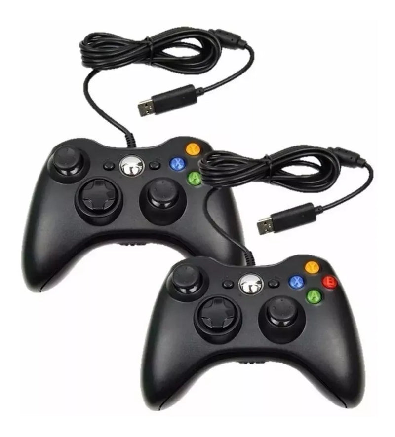 Controle De Xbox 360 Com Fio Para Video Game e PC/ Fat E Pc Joystick Jogo ENVIO RÁPIDO PARA TODO O BRASIL